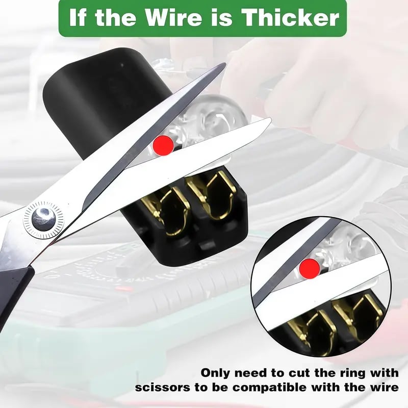 🏆49% OFF👍🚀Double-Wire Plug-in Connector Led Light Strip Connectors 2 Pin