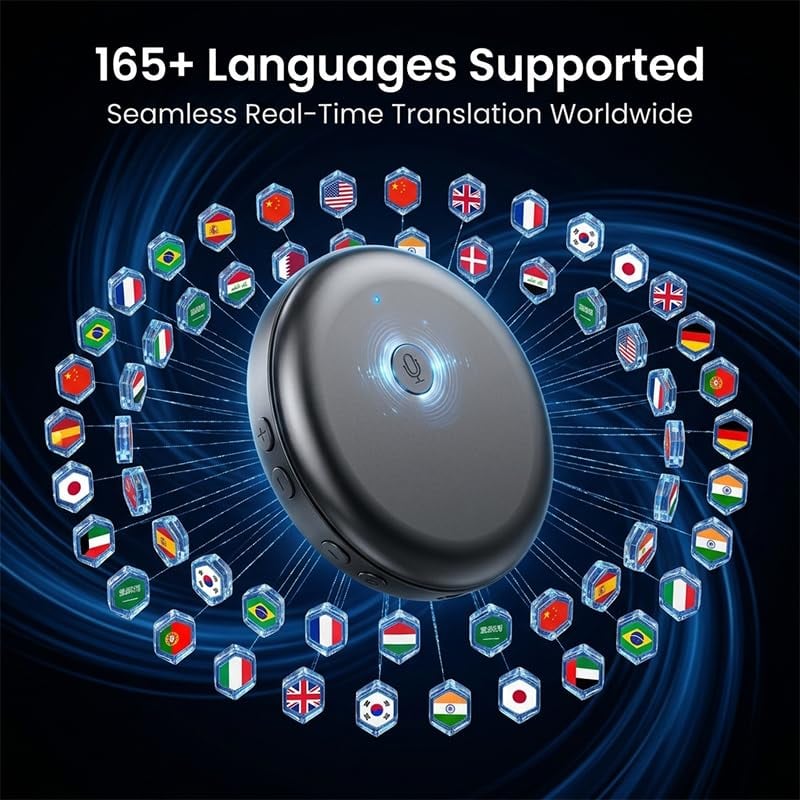 🔥LIMITED-TIME 50% OFF!🔥  AI Wearable Language Translator & Pocket Tutor