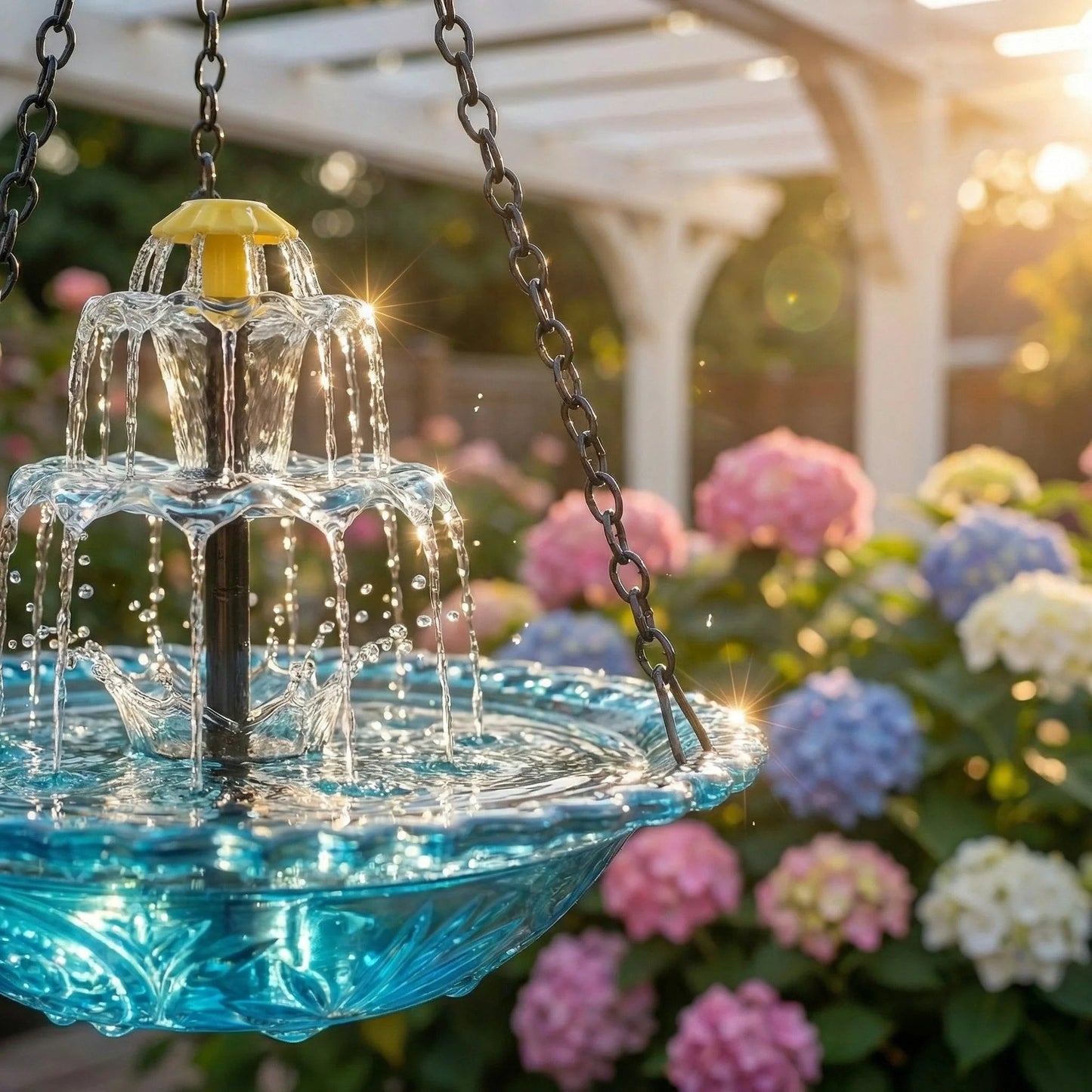 🔥🔥Solar Cascade Hanging Bird Bath Fountain🎁Buy 2 Free Shipping