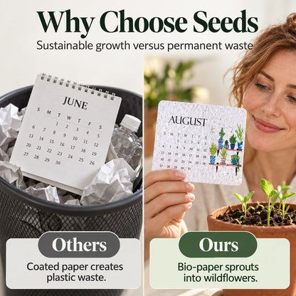 🌱 48% OFF 2027 Plantable Seed Calendar – Use It, Plant It, Grow It 🌼