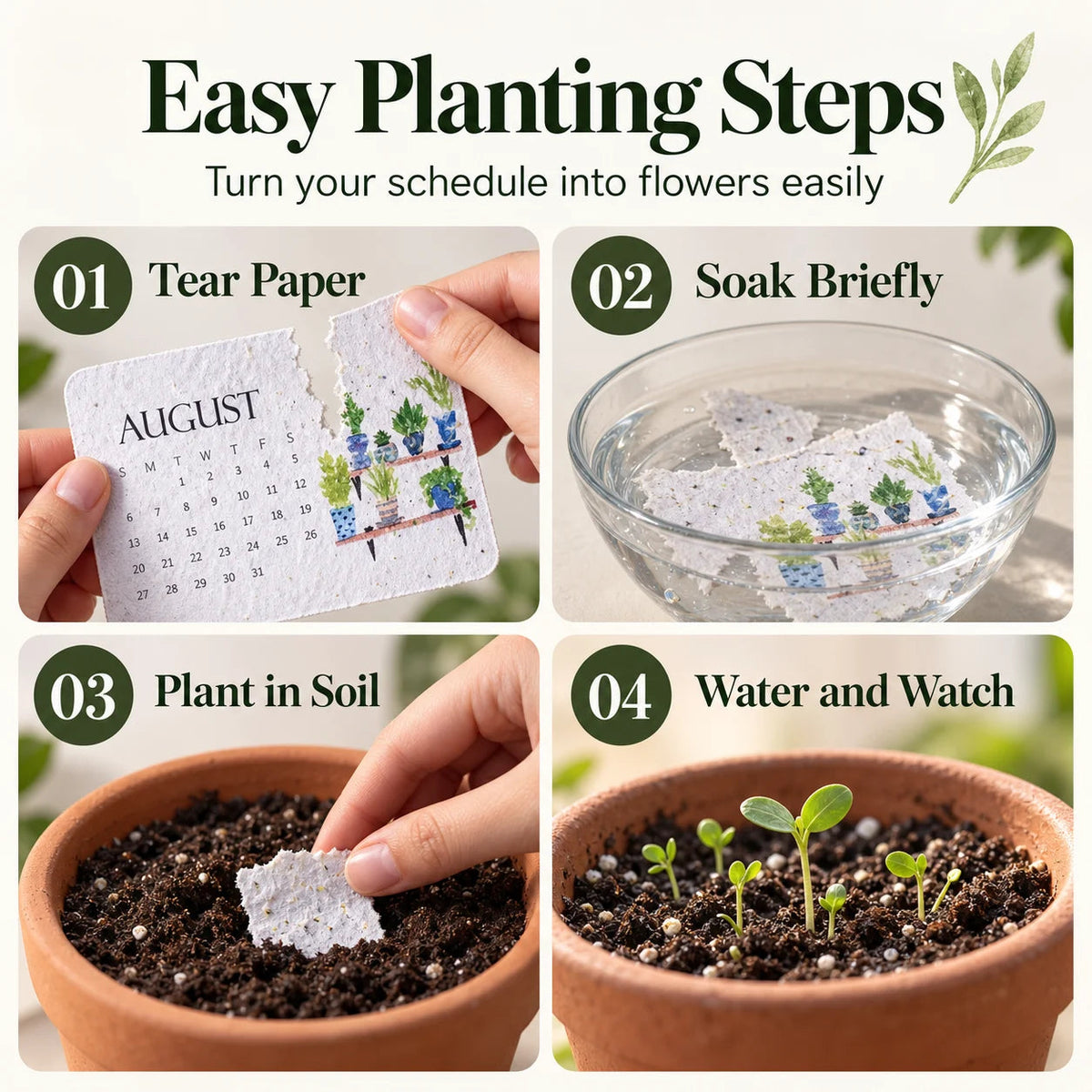 🌱 48% OFF 2027 Plantable Seed Calendar – Use It, Plant It, Grow It 🌼