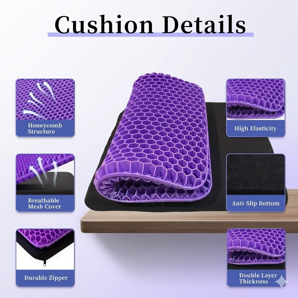 Geluna Cooling Honeycomb Seat Cushion