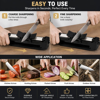 🔥LIMITED-TIME 50% OFF! 🔪✨Portable Precision Knife Sharpener