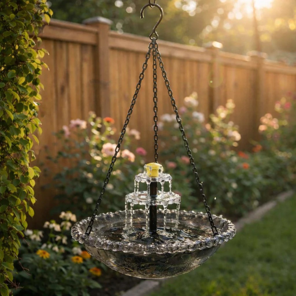 🔥🔥Solar Cascade Hanging Bird Bath Fountain🎁Buy 2 Free Shipping