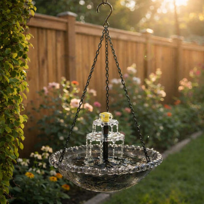 🔥🔥Solar Cascade Hanging Bird Bath Fountain🎁Buy 2 Free Shipping