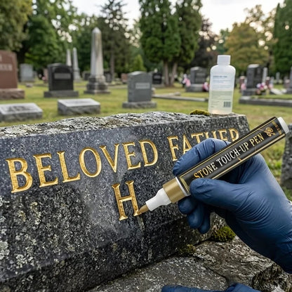 🔥LIMITED-TIME 50% OFF!🔥 🐦Golden Tombstone Marker Pen for Restoring Faded Grave Inscriptions