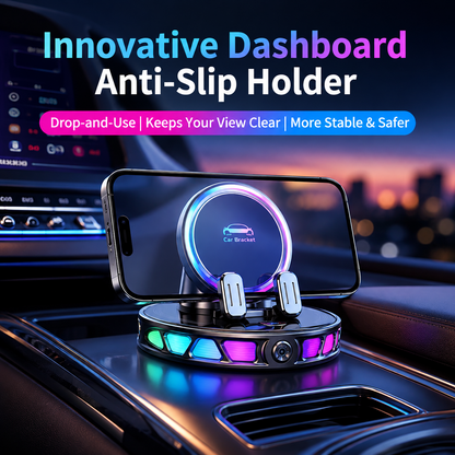 🔥hot sale🔥360° Rotating Wireless Charging Car Phone Mount with RGB Light