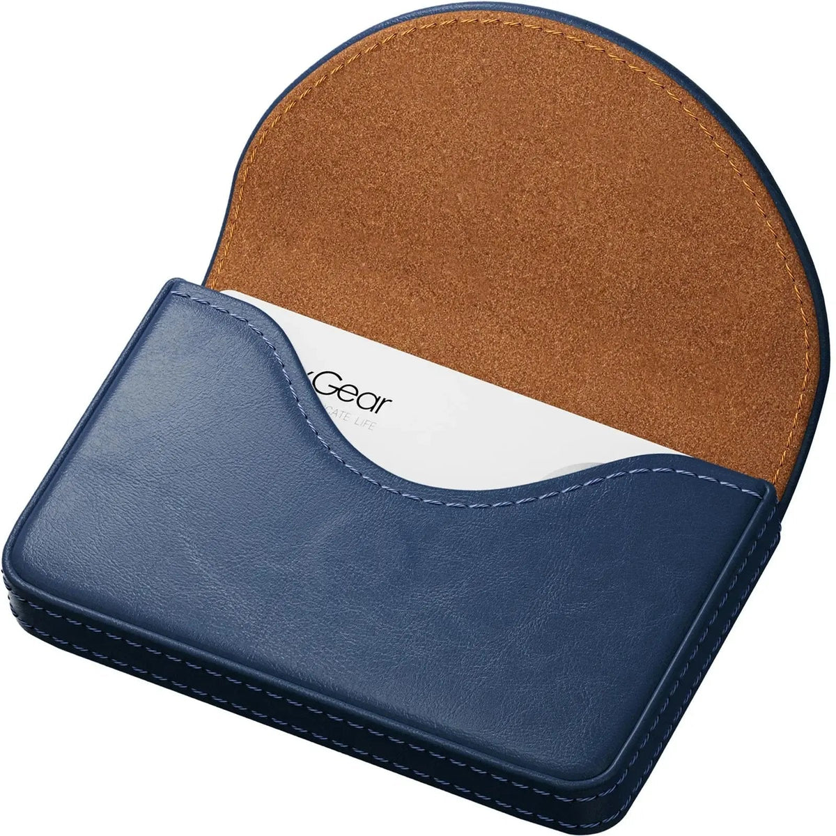 💖Hot 50% OFF💼 PU Leather Business Card Holder – Slim Magnetic Name Card Case