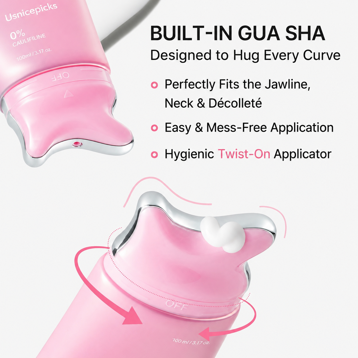 Korean PDRN Collagen Gua Sha Neck Wrinkle Cream