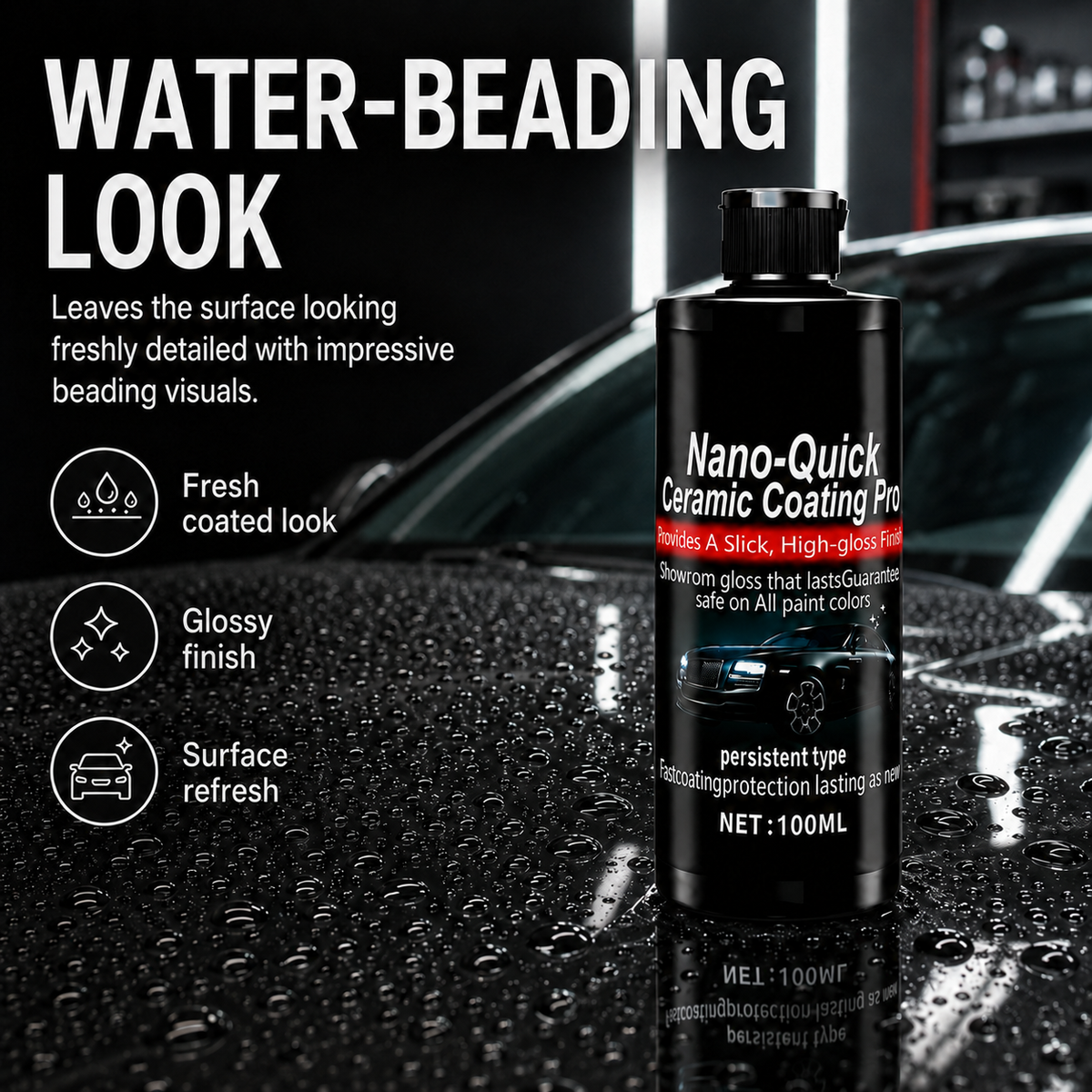 🚗 Last Day 50% OFF✨Automotive Nano Ceramic Coating Spray