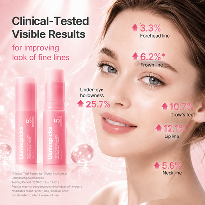 🔥LAST DAY 60% OFF🎁Korean Pink Collagen Volume Multi Balm + Pink Caffeine Collagen Eye Patch