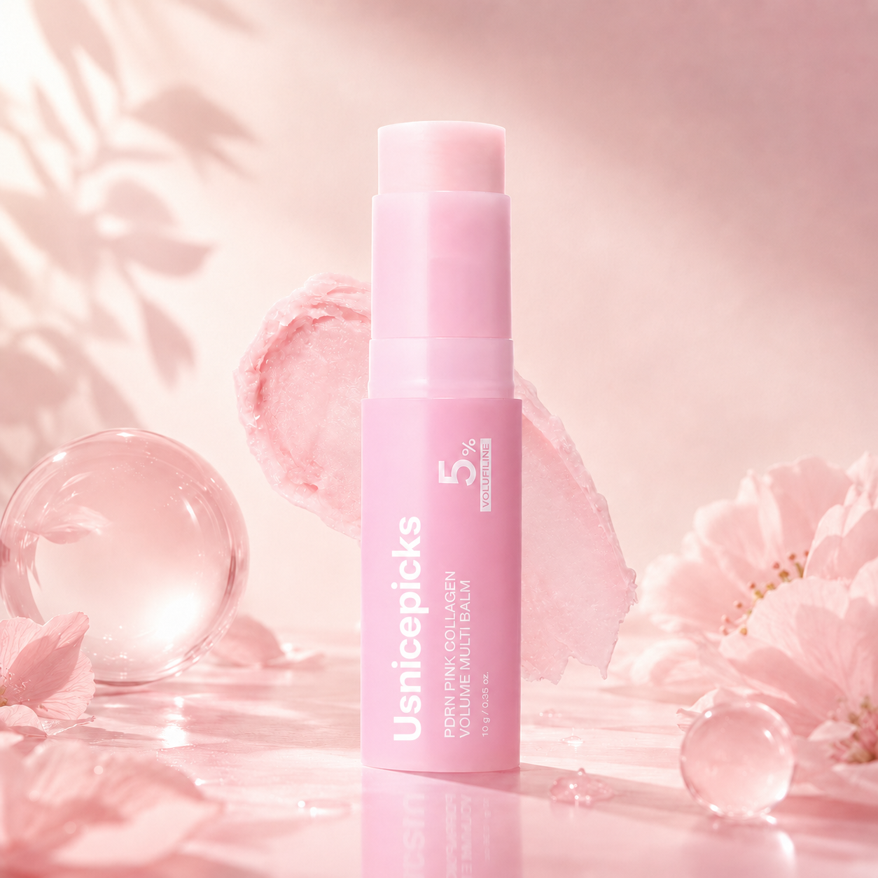 🔥LAST DAY 60% OFF🎁Korean Pink Collagen Volume Multi Balm + Pink Caffeine Collagen Eye Patch