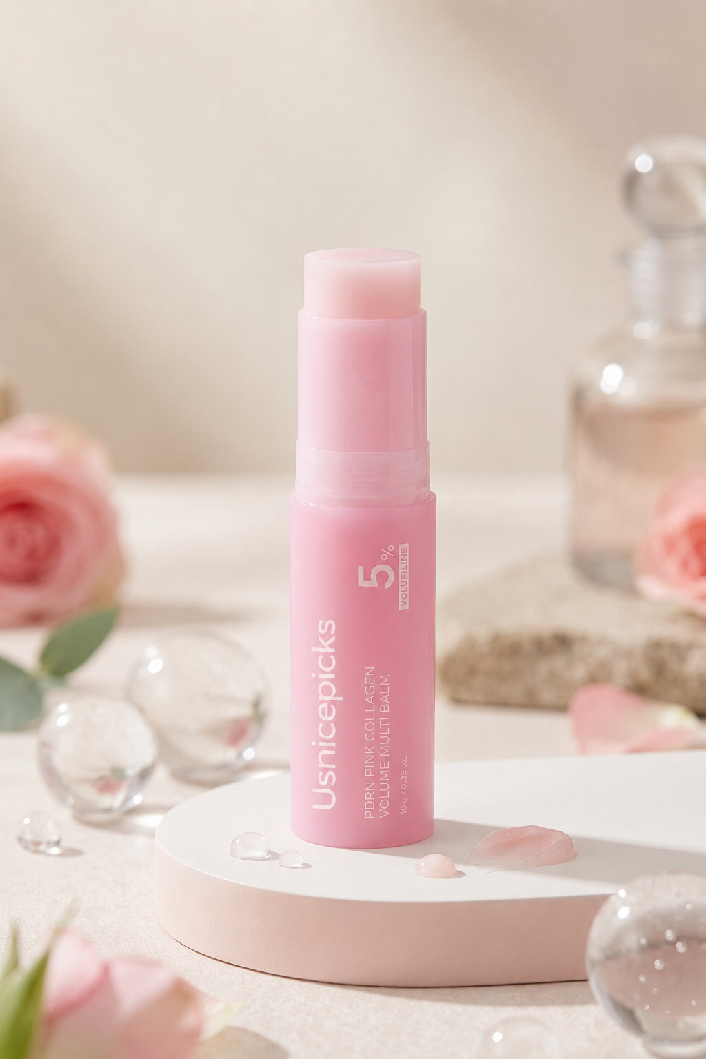 🔥LAST DAY 60% OFF🎁Korean Pink Collagen Volume Multi Balm + Pink Caffeine Collagen Eye Patch