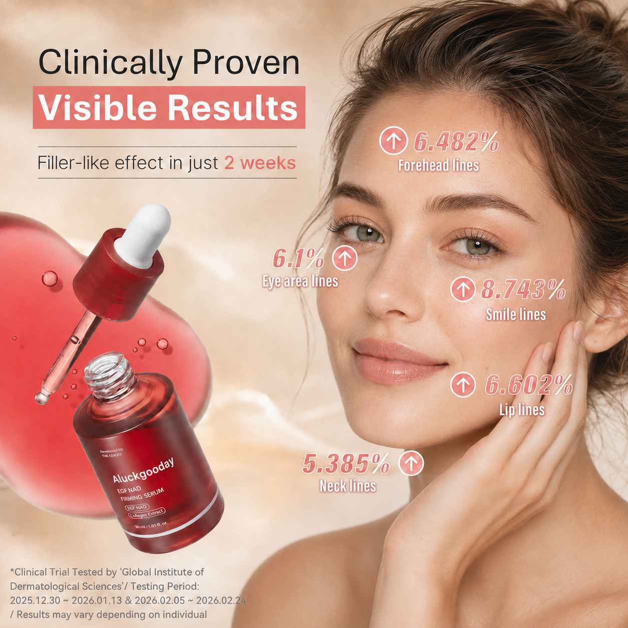 🔥LAST DAY 60% OFF🎁 Korean NAD+ EGF Firming Serum