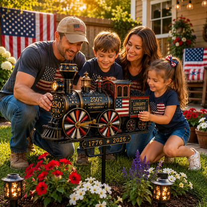 🔥 Selling Fast! 🇺🇸 250th Anniversary Liberty Express Train Wind Spinner