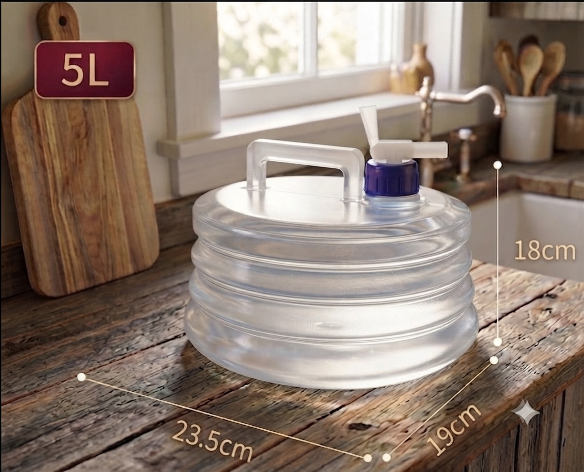 🔥LAST DAY 60% OFF🎁Collapsible Water Container with Spigot