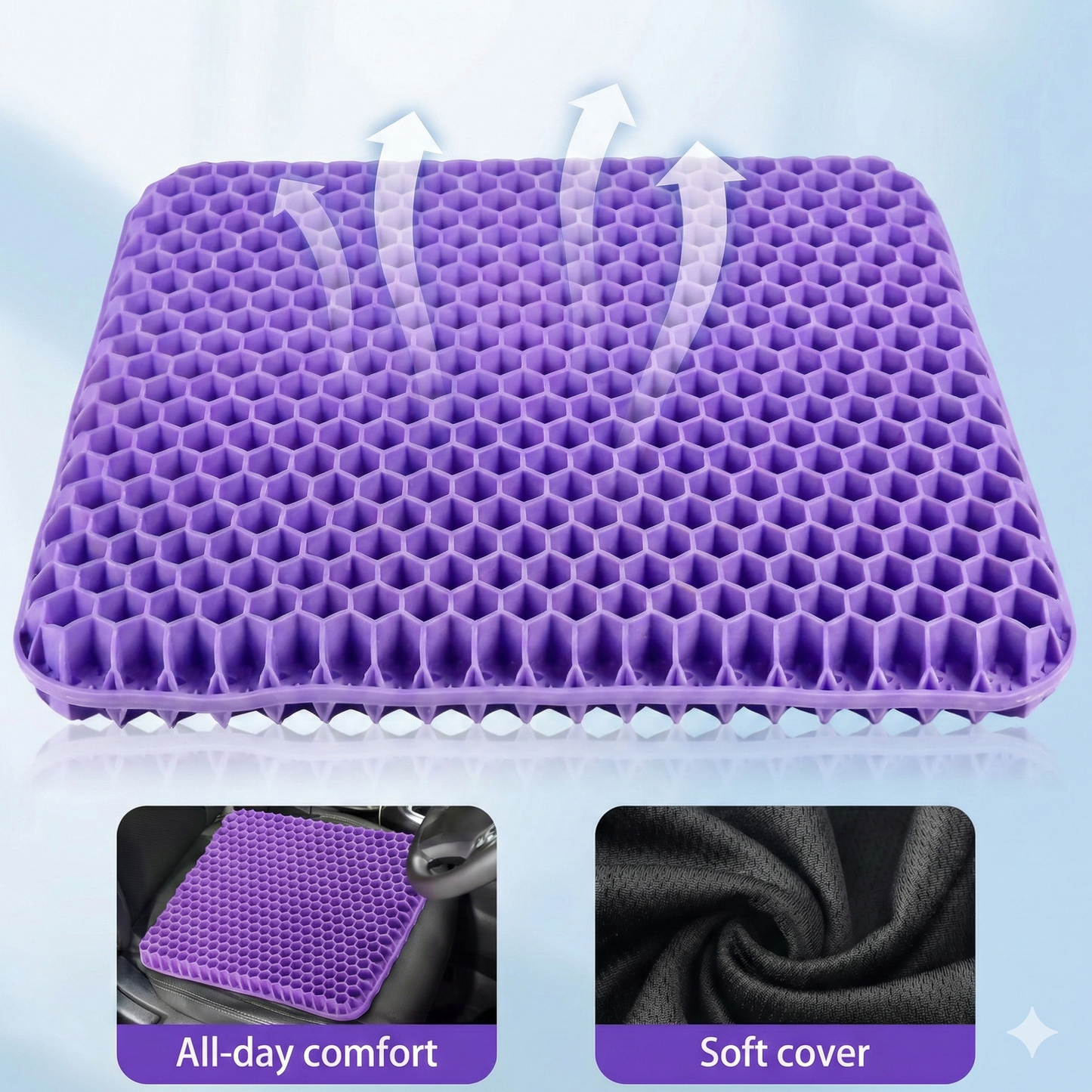 Geluna Cooling Honeycomb Seat Cushion