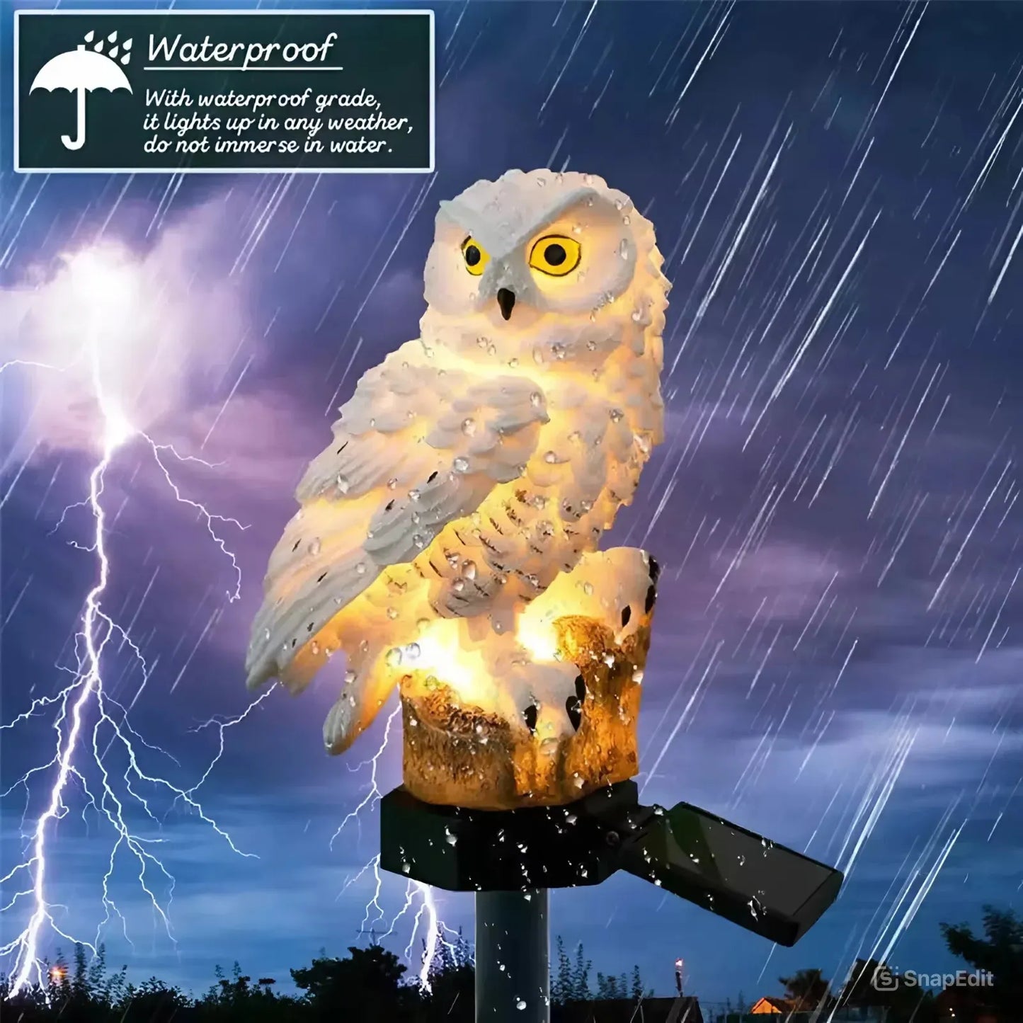 🌸 SPRING SALE 49% OFF 🌸 Waterproof Solar Owl Light🦉🔥