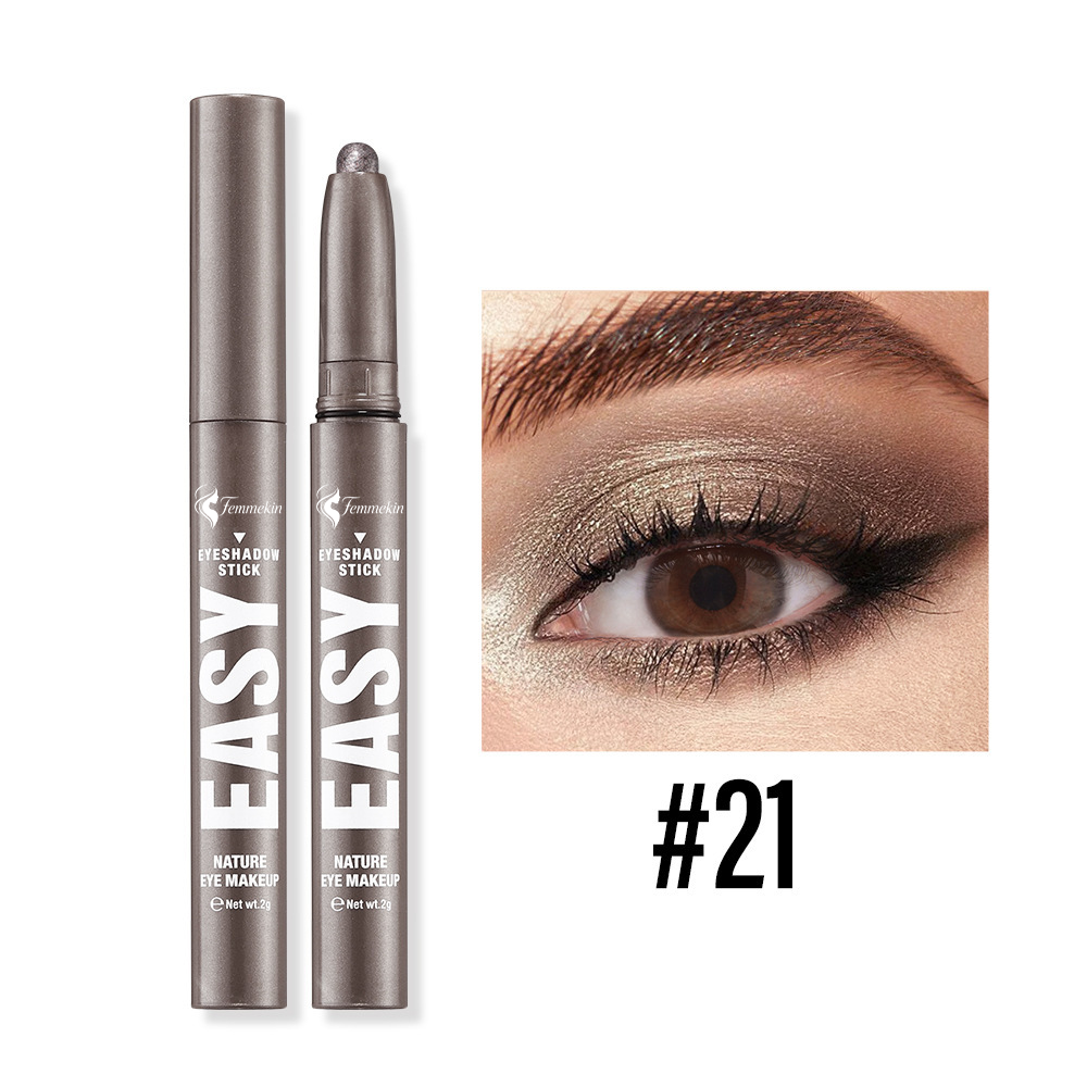 Creamy Eyeshadow Stick Long Wear Matte Metallic Chrome