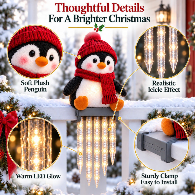 🎄🎁Xmas Discount: 50% OFF - WinterGlow Icicle Light Decor ⛄
