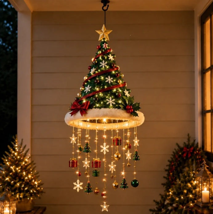 🎅Glowing Santa Hat Chandelier – Make Your Home Sparkle This Christmas! 50% OFF LAST DAY