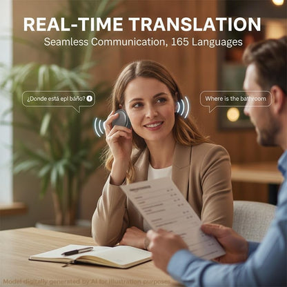 🔥LIMITED-TIME 50% OFF!🔥  AI Wearable Language Translator & Pocket Tutor