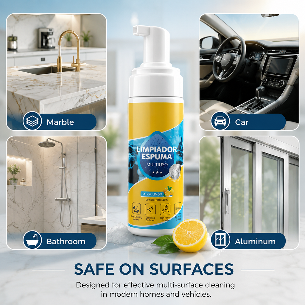 Heavy Duty 4 in 1 Multi Enzyme Foam Cleaner Spray