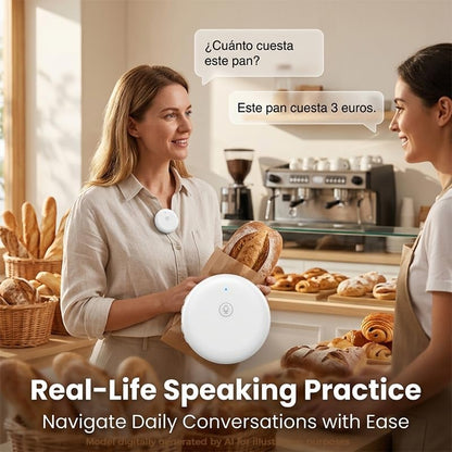 🔥LIMITED-TIME 50% OFF!🔥  AI Wearable Language Translator & Pocket Tutor