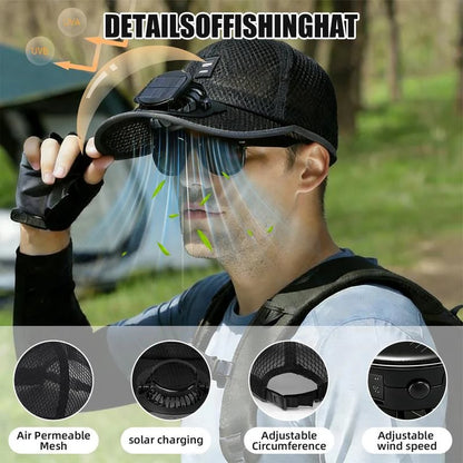 🔥Essential for high temperatures-🧢Stay Cool Under the Sun — Without Holding a Fan