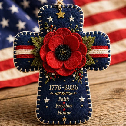 🌟🎉250th Anniversary Patriotic Felt Ornament DIY Kit