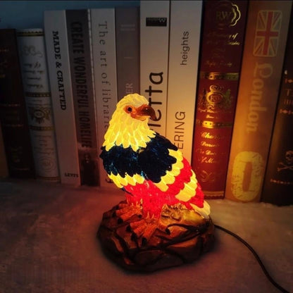 🔥 Limited Edition 🎁U.S. 250th Eagle Stained Glass Lamp
