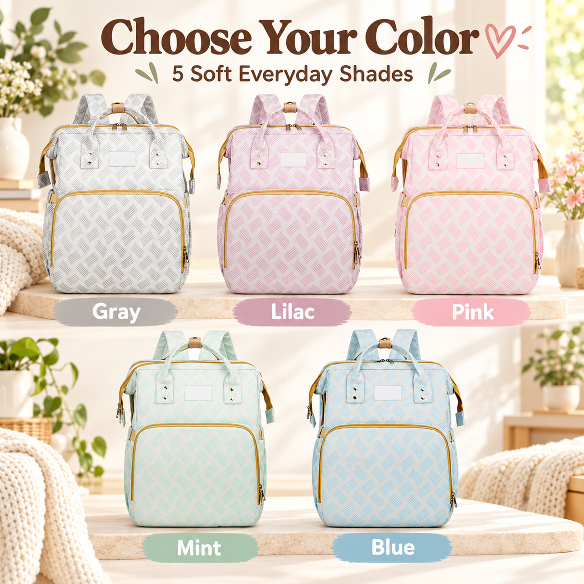 👶 Multi-Function Travel Baby Bed & Diaper Backpack