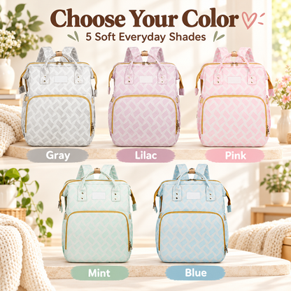 👶 Multi-Function Travel Baby Bed & Diaper Backpack