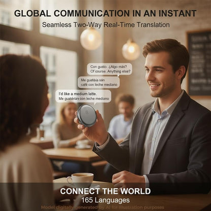 🔥LIMITED-TIME 50% OFF!🔥  AI Wearable Language Translator & Pocket Tutor