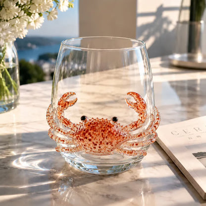 Artisanal Blue Ringed Octopus Glassware