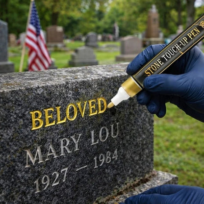 🔥LIMITED-TIME 50% OFF!🔥 🐦Golden Tombstone Marker Pen for Restoring Faded Grave Inscriptions