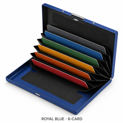 🔥HOT SALE🔥RFID-Blocking Stainless Steel Card Wallet – Organized, Secure & Pocket-Ready 🔒
