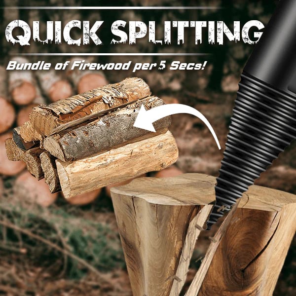 🥳2026 HOT SALE🥳💞50K+ SOLD!🔧✅The Professional Upgrade for Firewood Prep. Durable Drill Set Makes Quick Work of Logs. 🛠️⚡