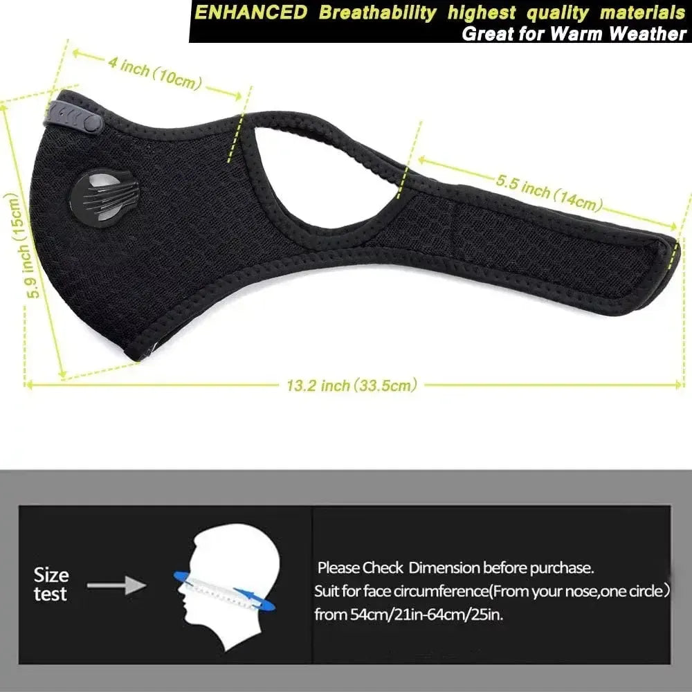 🔥LIMITED-TIME 50% OFF!💖Reusable Carbon Filter Dust Mask – Built for Active Lifestyles