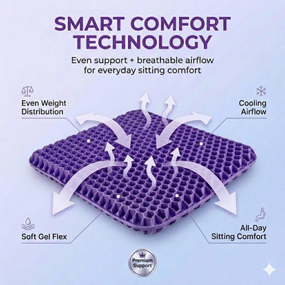 Geluna Cooling Honeycomb Seat Cushion