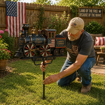 🔥 Selling Fast! 🇺🇸 250th Anniversary Liberty Express Train Wind Spinner