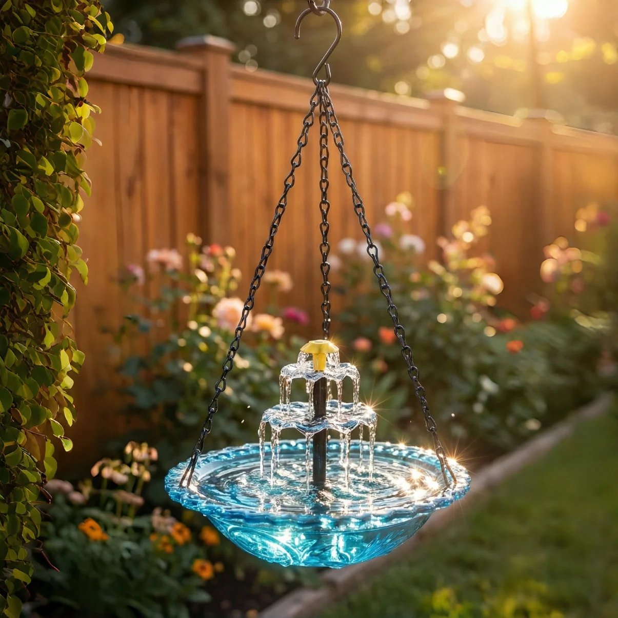 🔥🔥Solar Cascade Hanging Bird Bath Fountain🎁Buy 2 Free Shipping