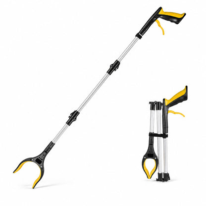 43 Extra Long Grabber Reacher Tool – Heavy Duty with 360° Rotating Jaw & Magnets