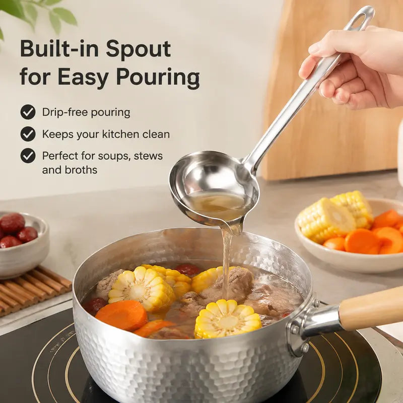 Stainless Steel Oil Separator Soup Ladle