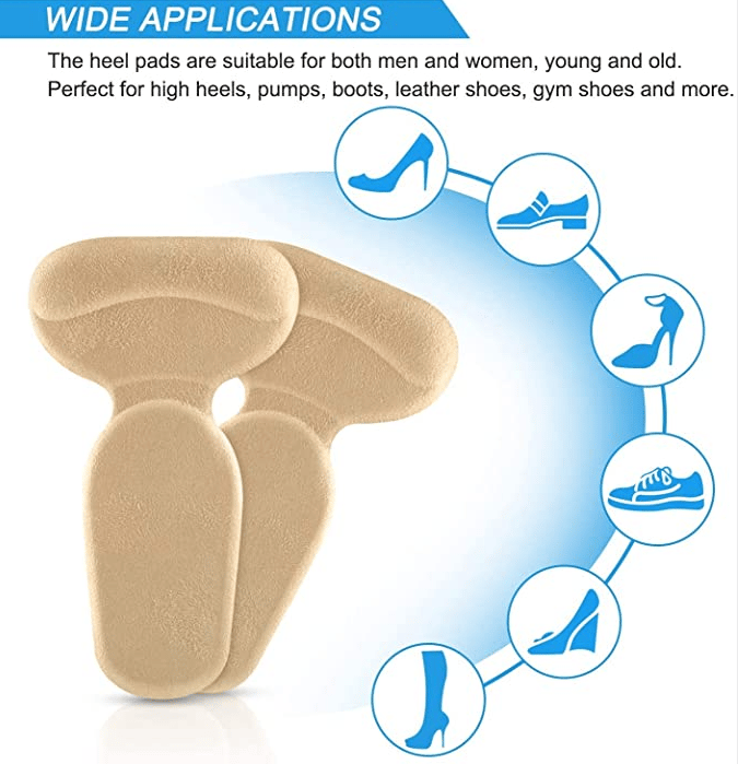 🔥Anti-slip Heel Liners Soft Cushion Heel Protector Pads for Women Men Shoes