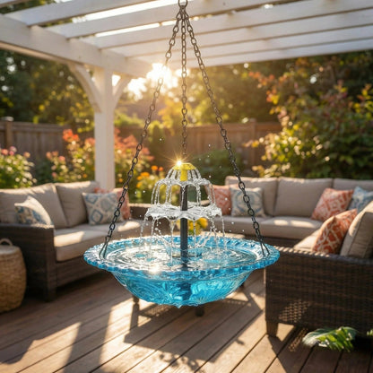 🔥🔥Solar Cascade Hanging Bird Bath Fountain🎁Buy 2 Free Shipping