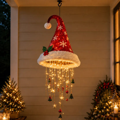🎅Glowing Santa Hat Chandelier – Make Your Home Sparkle This Christmas! 50% OFF LAST DAY