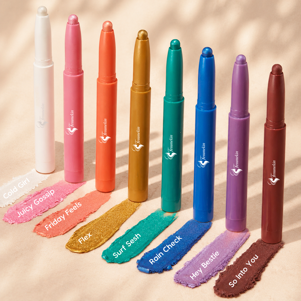 Creamy Eyeshadow Stick Long Wear Matte Metallic Chrome