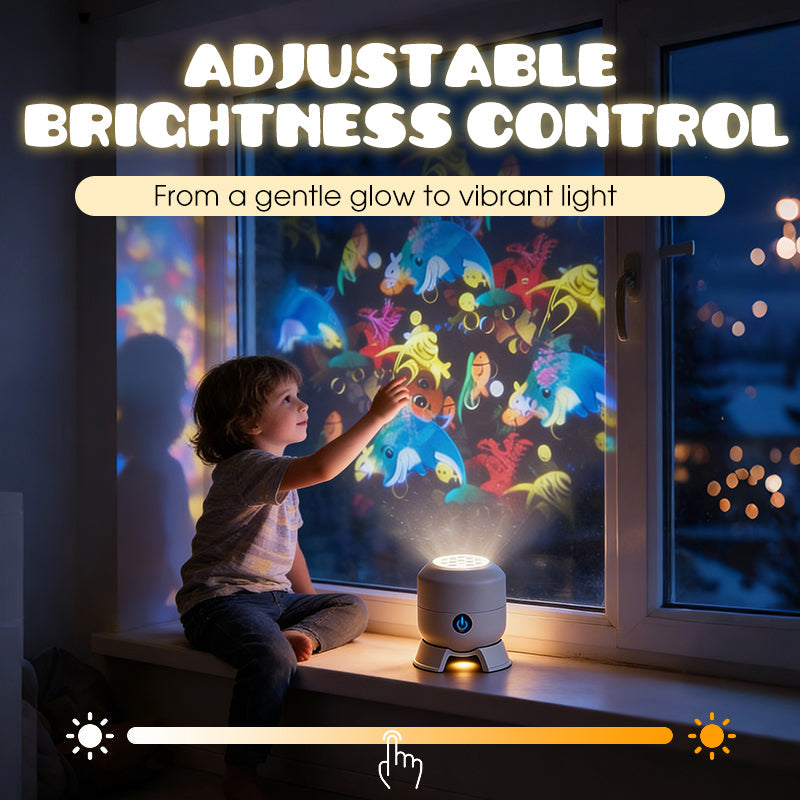 ✨ Rotating LED Projector with Dynamic Lighting Effect – Over 50,000 Sold! 🌀💞 Transform Your Space with Colorful Lights!