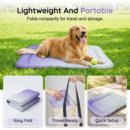 🔥LAST DAY 60% OFF🎁🐶🐱❄️Cooling Gel Mat for Pets Summer Heat Relief Pad Breathable Non-Toxic Cool Sleeping Mat for Dogs Cats